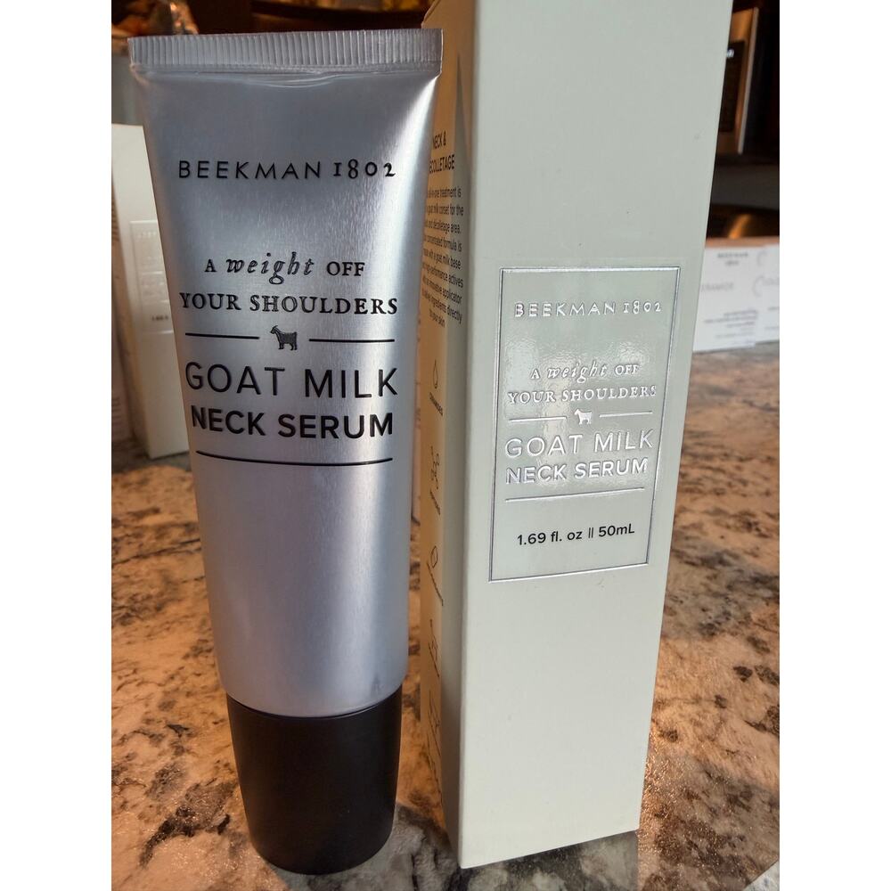NEW Beekman 1802 Goat Milk Neck Serum 1.69 oz Firming Neck/ Décolletage Treatmen